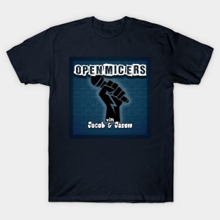 Open Mic'ers "Album Cover" Design T-Shirt